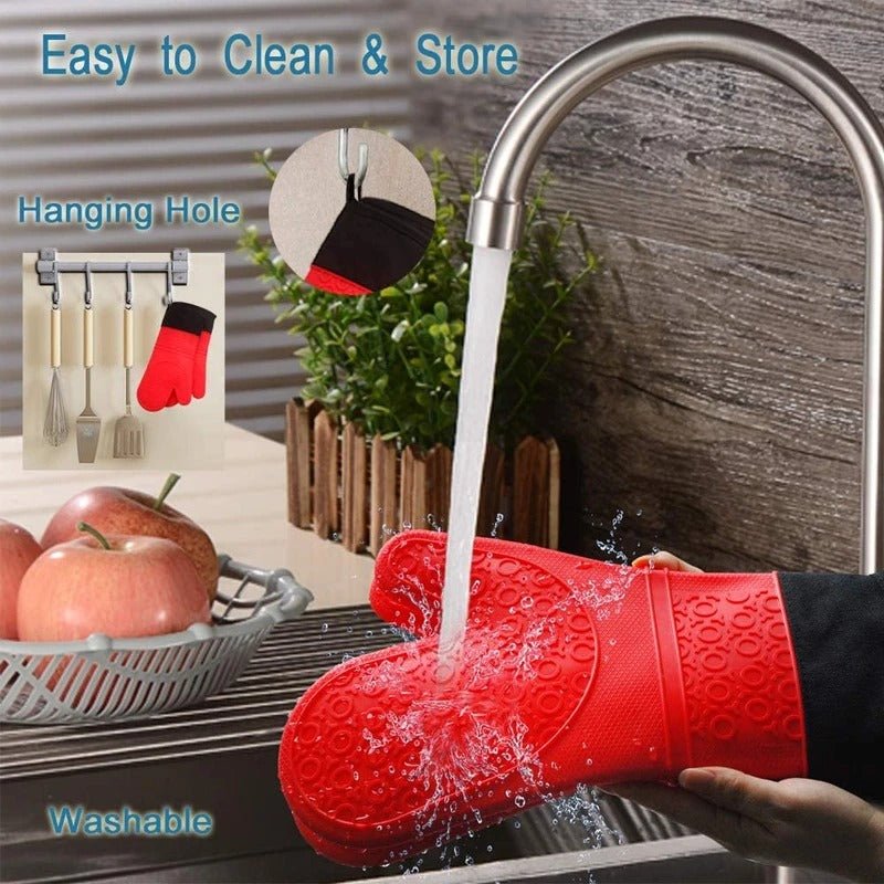 Heat-Resistant Oven Gloves - TRENDVYO
