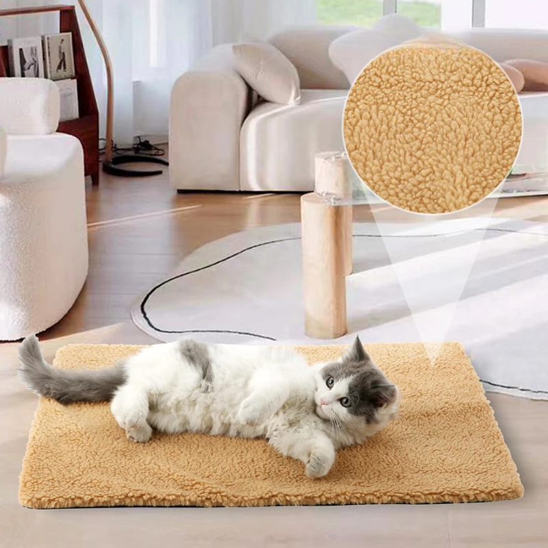 Alfombrilla calefactora para gatos y perros