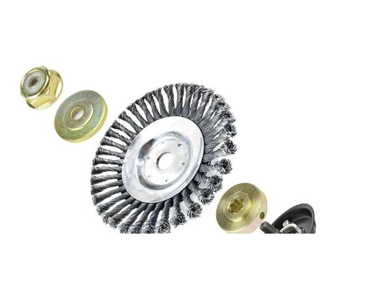 Heavy-Duty Wire Weeding Wheel - TRENDVYO