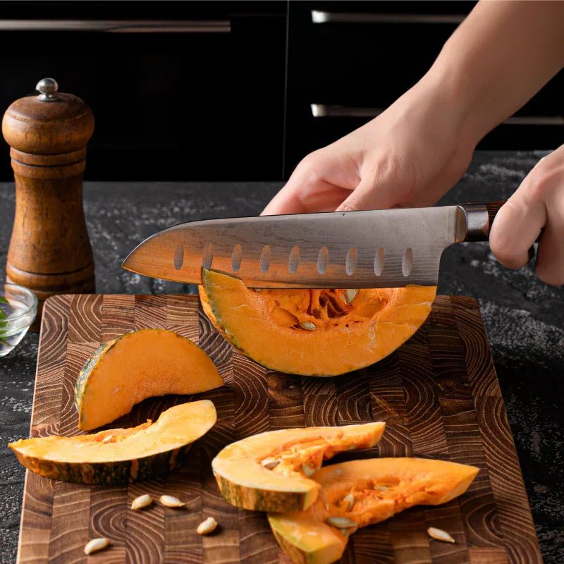 High-quality Wooden Chopping Block End Grain Cutting Board For Kitchens And Professional Chefs - TRENDVYO