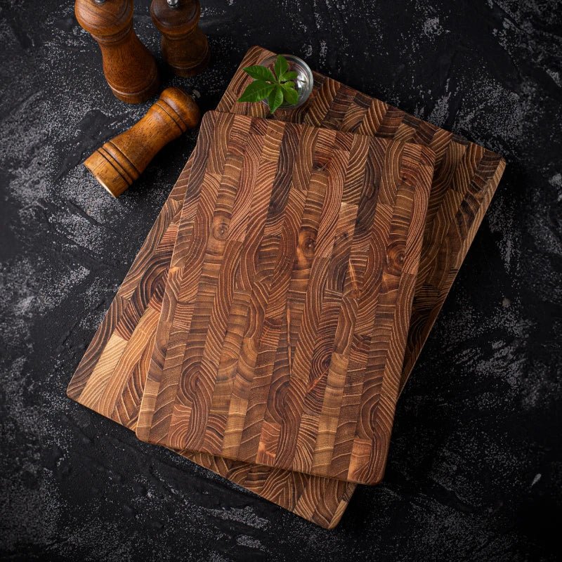High-quality Wooden Chopping Block End Grain Cutting Board For Kitchens And Professional Chefs - TRENDVYO