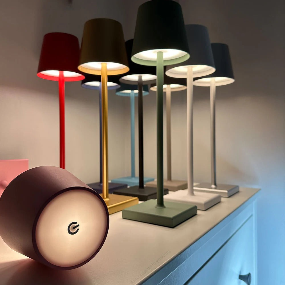 Lámpara de mesa moderna inalámbrica contemporánea