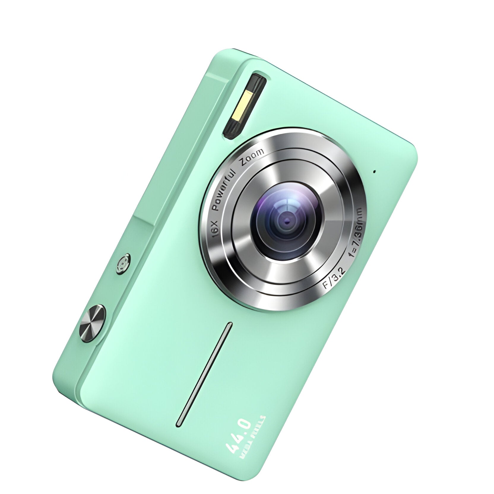 Cámara digital compacta con diseño retro