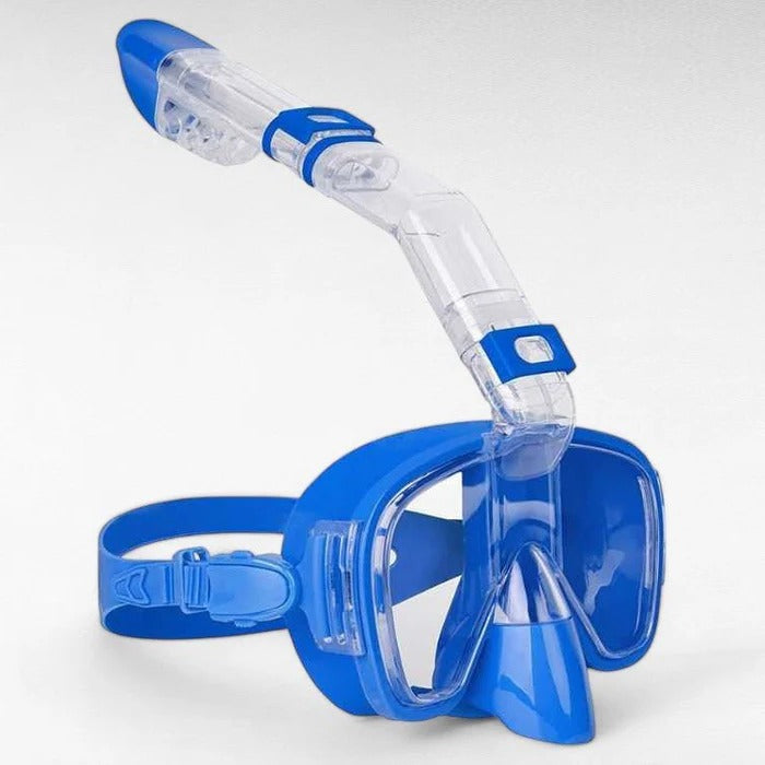 Máscara de snorkel con sistema de snorkel seco