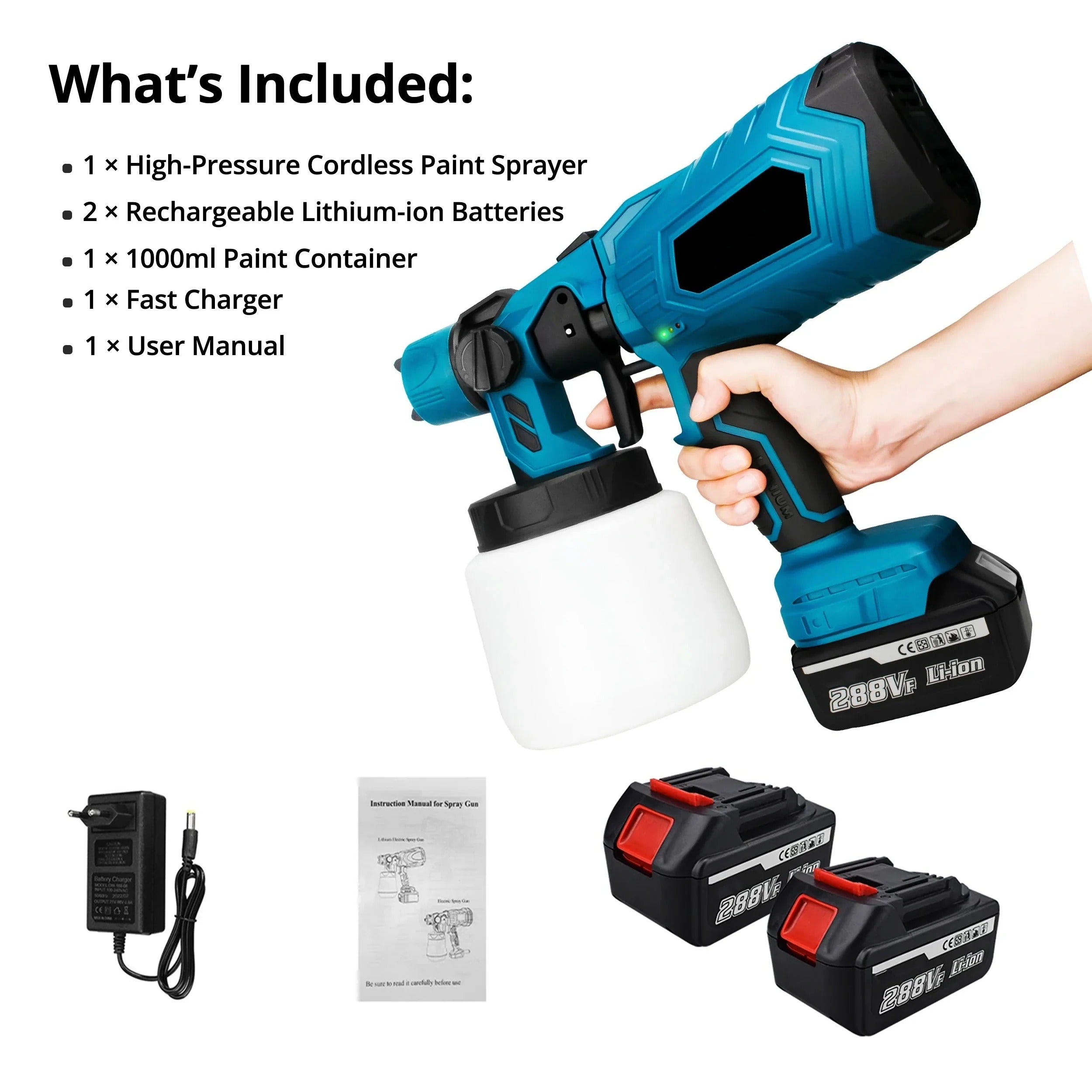 Pulverizador de pintura inalámbrico