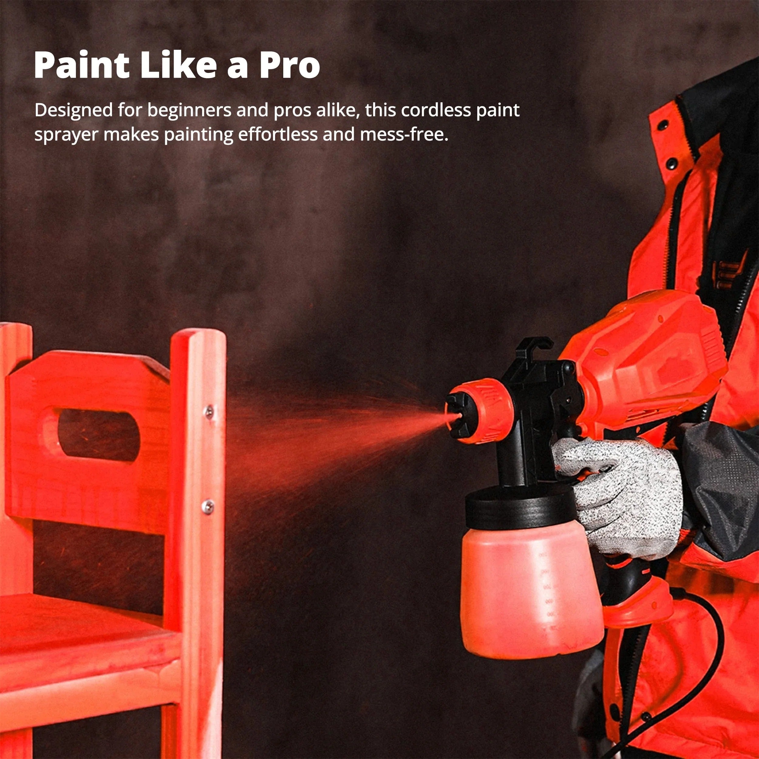 Pulverizador de pintura inalámbrico