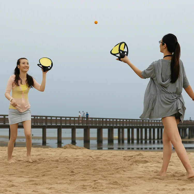 Juego de lanzar y atrapar la pelota para exteriores