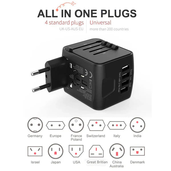 Adaptador de viaje multipuerto