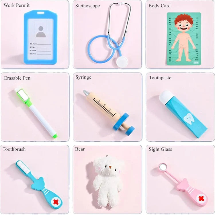 Kit de juego de roles: dentista infantil