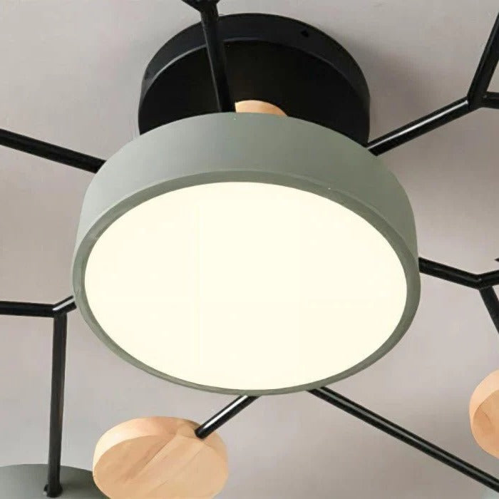 Lámpara de Techo - Diseño Ramificado, Elegante y Sostenible con Tecnología LED