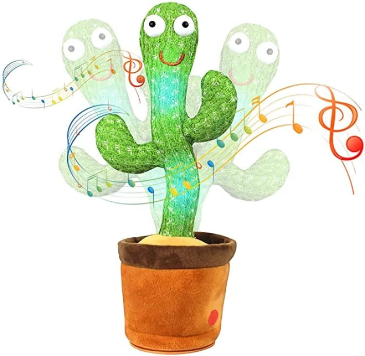 Juguete de cactus bailarín que reacciona al sonido