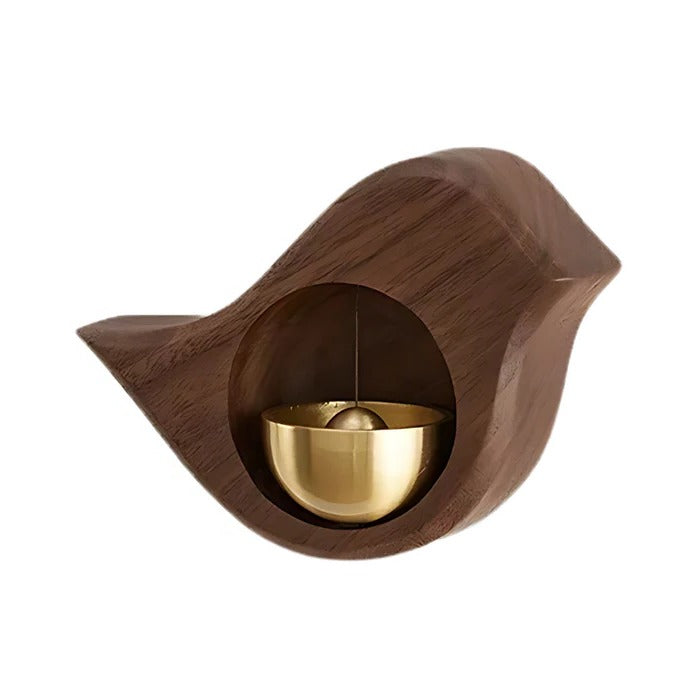 Campanilla de madera para puerta