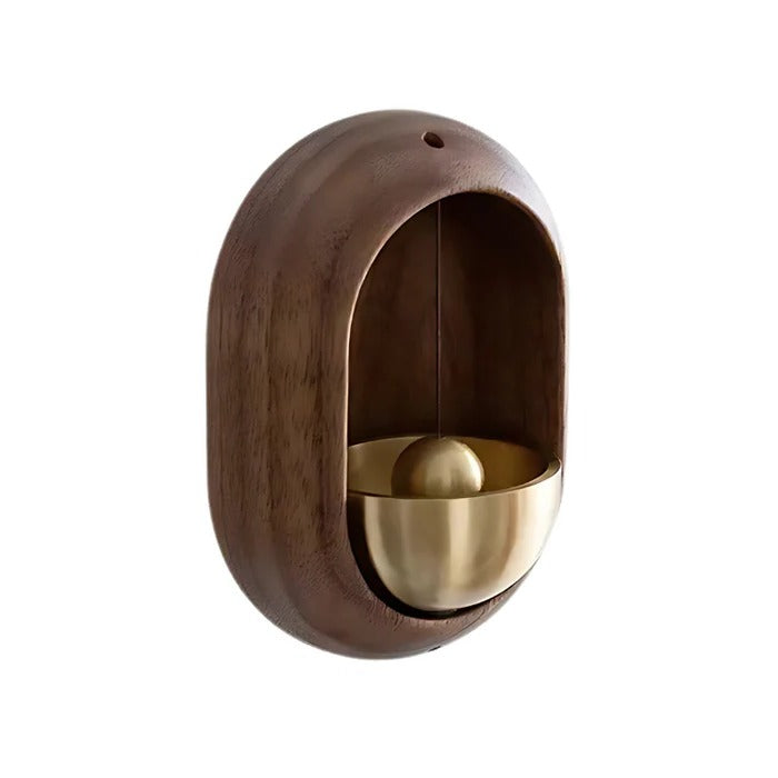 Campanilla de madera para puerta