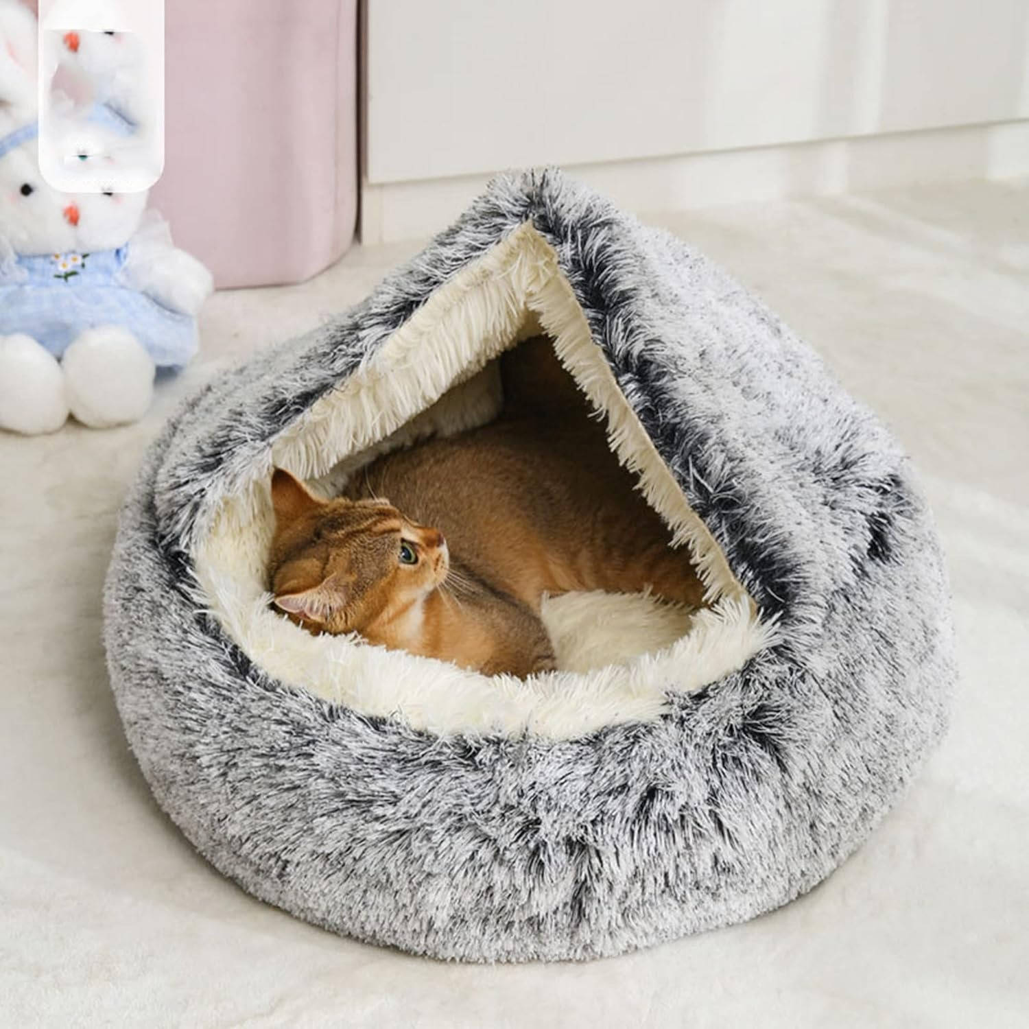 Cama Donut para Perros y Gatos