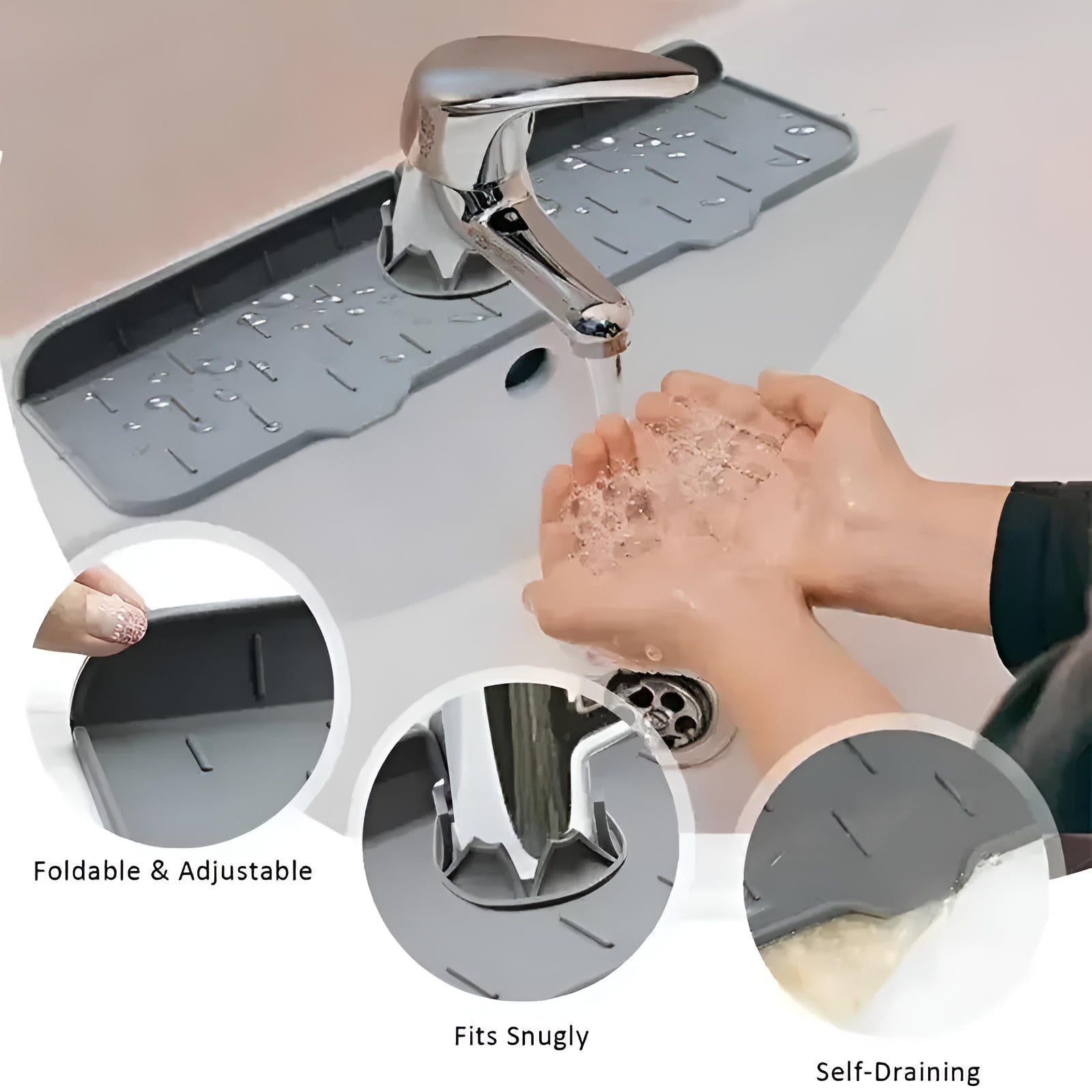 Kitchen Sink Faucetsplash Guard - TRENDVYO