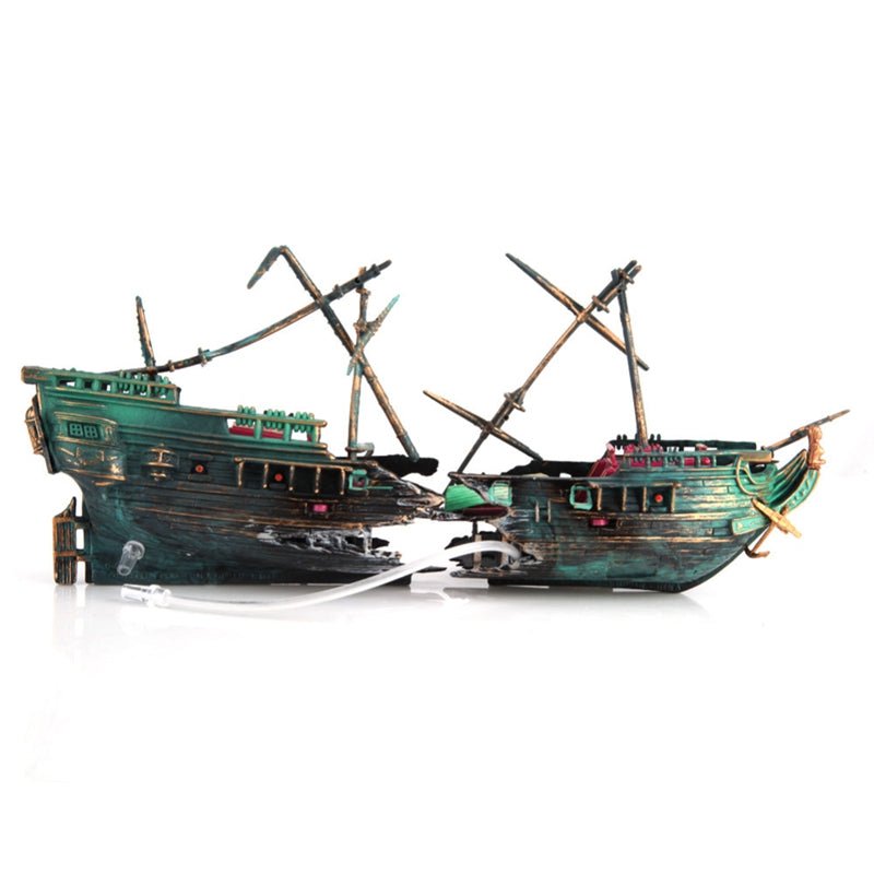 Large Shipwreck Aquarium Decoration - TRENDVYO