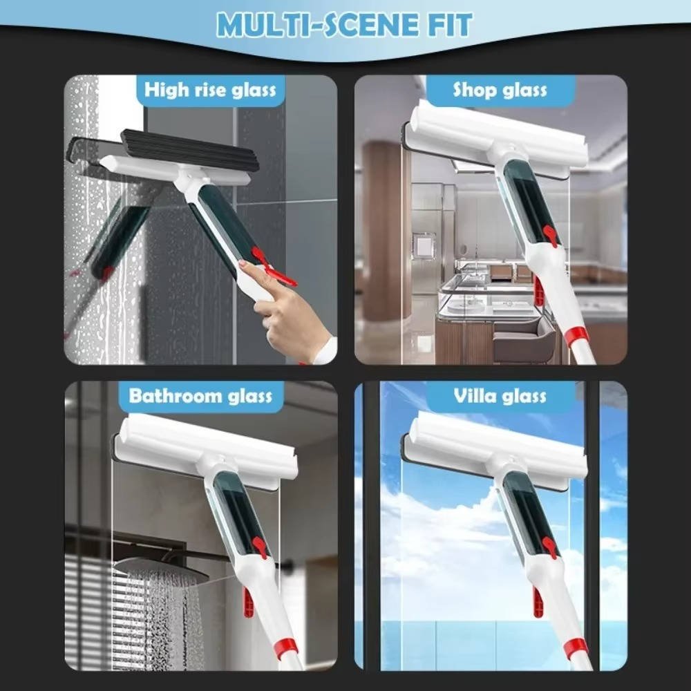 Long Handle Telescopic Window Cleaner - TRENDVYO