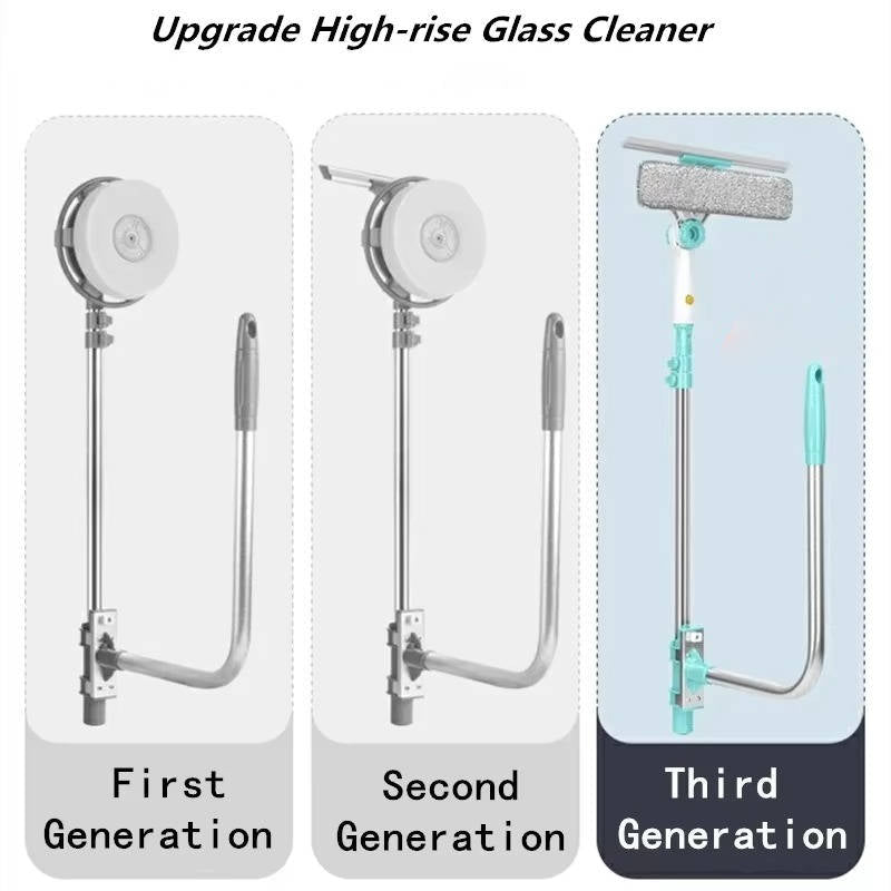 Long Handle Window Cleaner Brush - TRENDVYO
