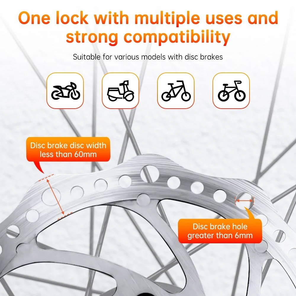 Motorcycle Disc Lock Alarm - TRENDVYO