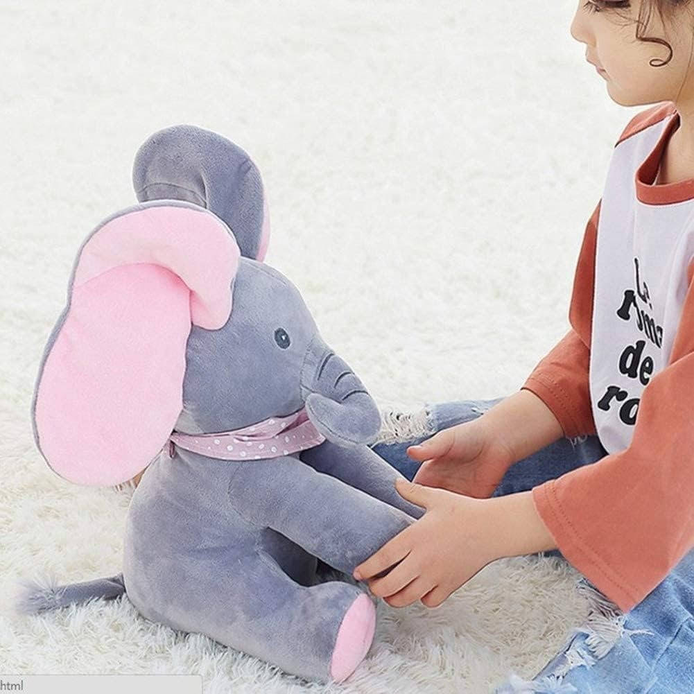 Peek a boo Talking Elephant toy - TRENDVYO