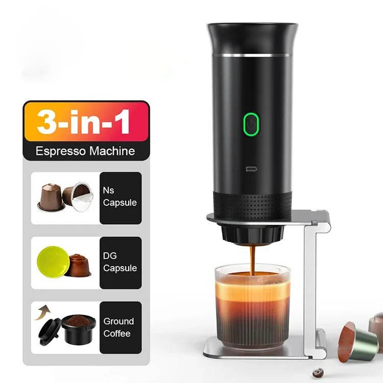 Portable Coffee Maker - Espresso Cappuccino And Drip - TRENDVYO