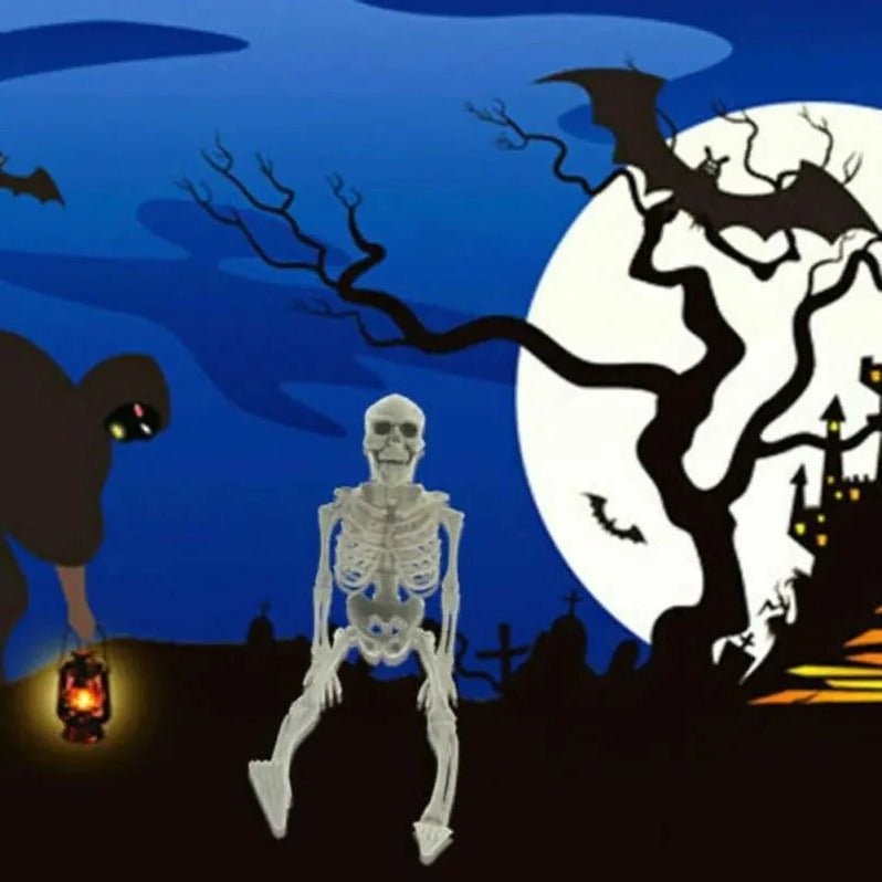 Poseable Skeleton - Creepy Halloween Skeleton Decorations - TRENDVYO