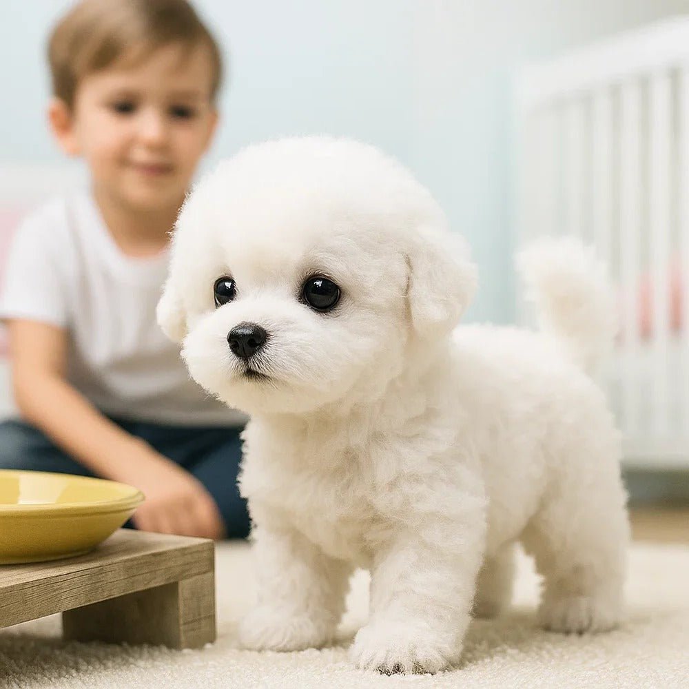 Realistic Interactive Plush Puppy Toy - TRENDVYO