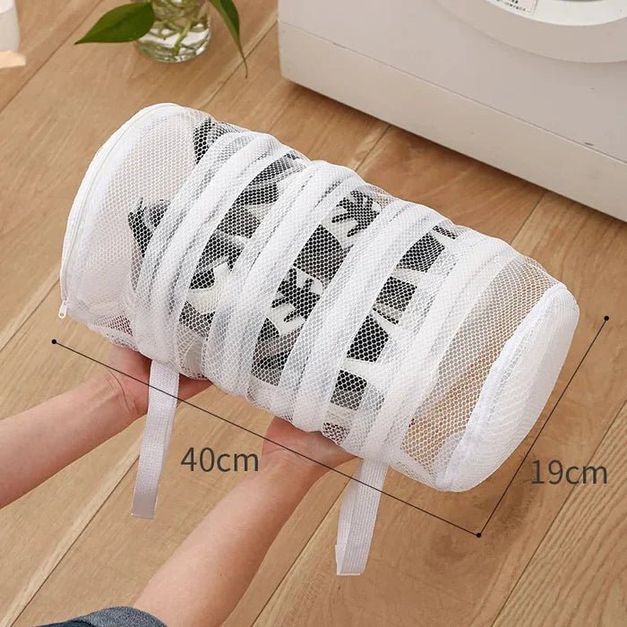 Reusable Shoe Laundry Cleaning Bag - Zippered Wash Bag for Washing Machines, Perfect Sneaker & Tennis Shoe Cleaner Kit for Dirt-Free Shine - TRENDVYO