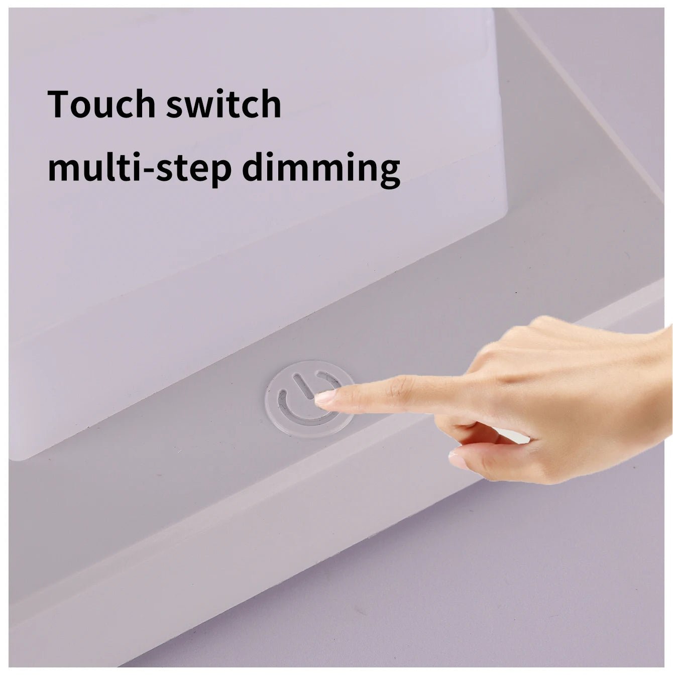 RGB LED Bedside Lamp with Touch Control - TRENDVYO