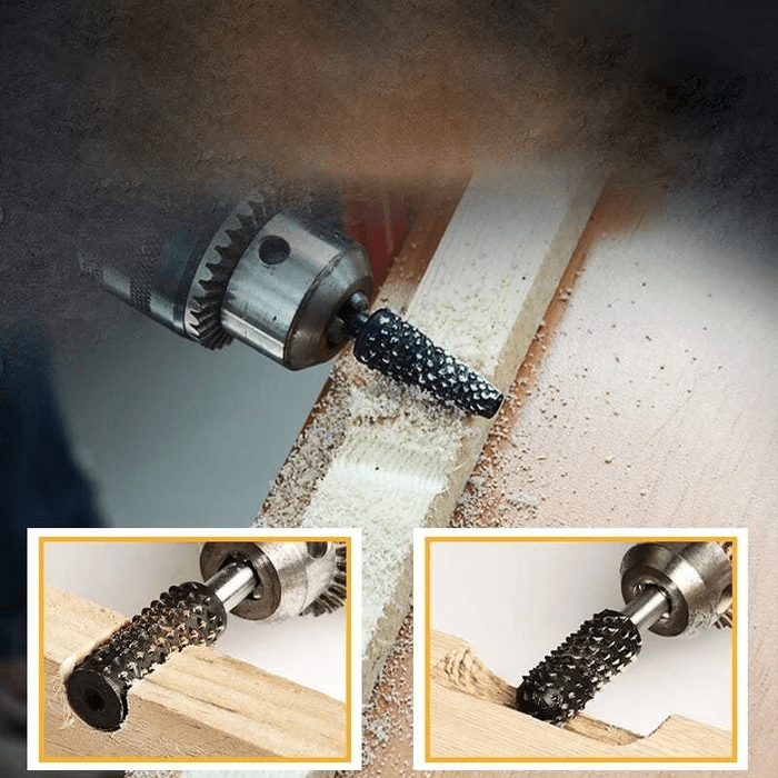 Rotary cutter set for precise wood and metal engraving - TRENDVYO