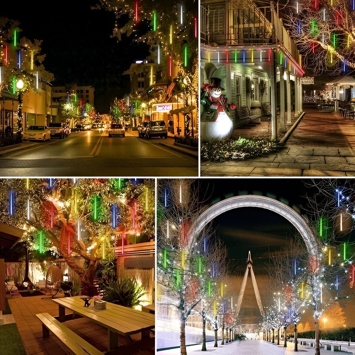Snowfall Garland Lights (set of 8) - TRENDVYO