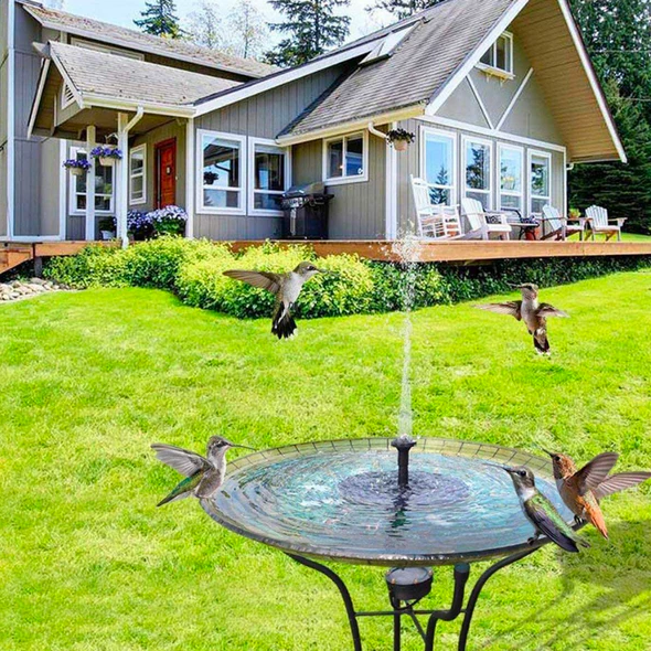 Solar-Powered Garden Fountain Pump - TRENDVYO