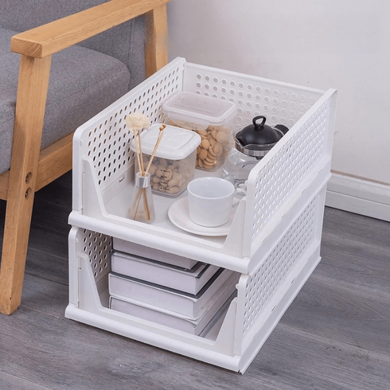Stackable Plastic Drawer Closet Organizer - TRENDVYO