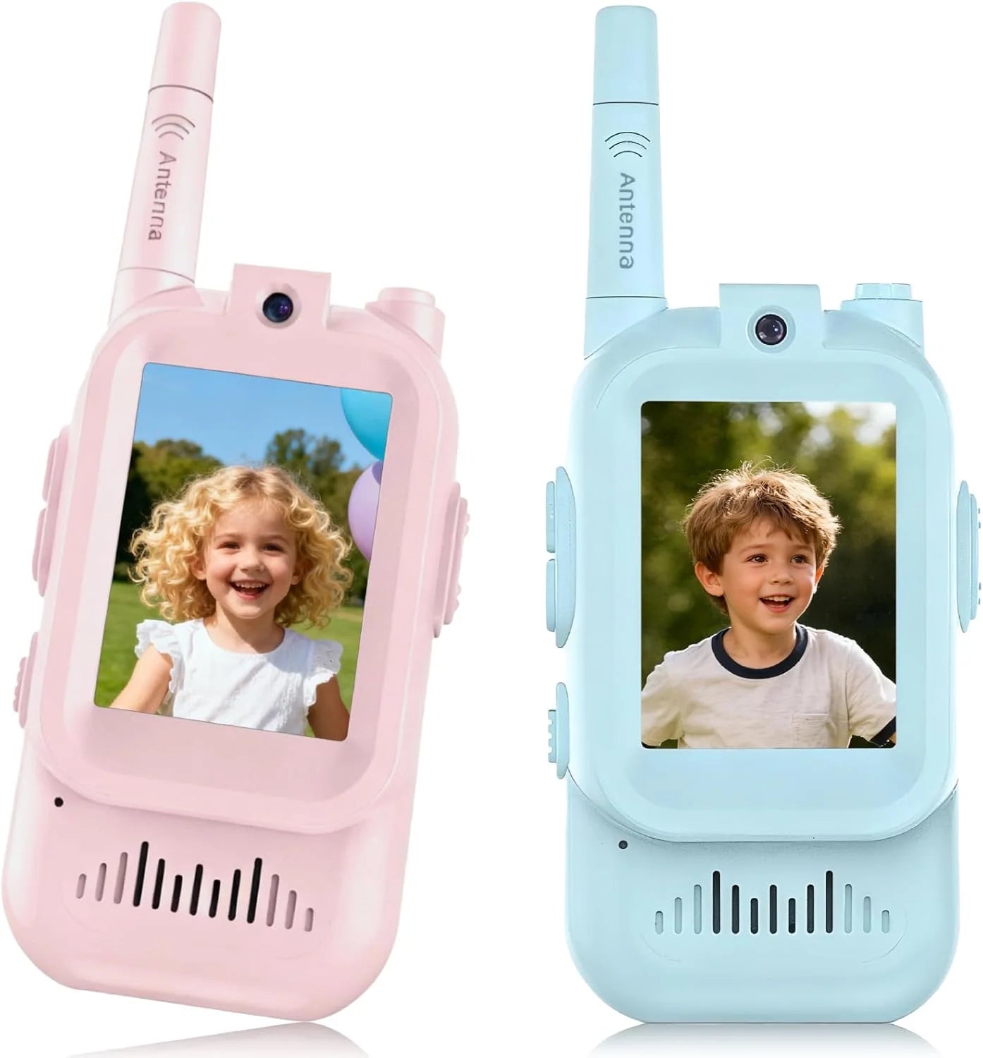 Walkie Talkie de video para niños, paquete de 2