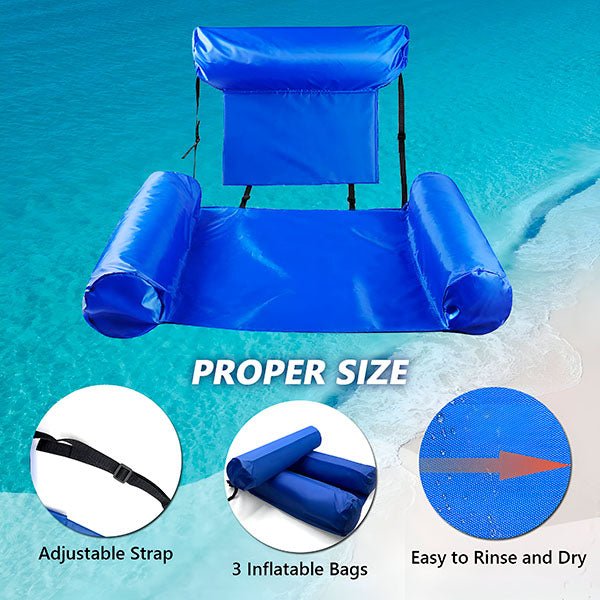 Swimming Chair with Backrest for Maximum Comfort - TRENDVYO