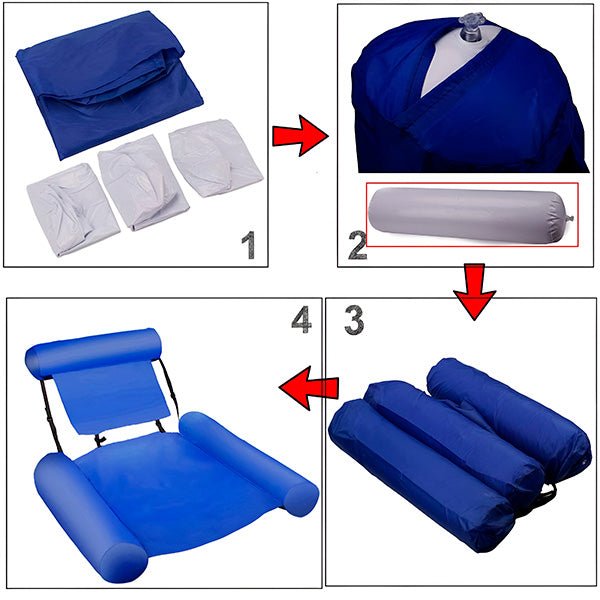 Swimming Chair with Backrest for Maximum Comfort - TRENDVYO