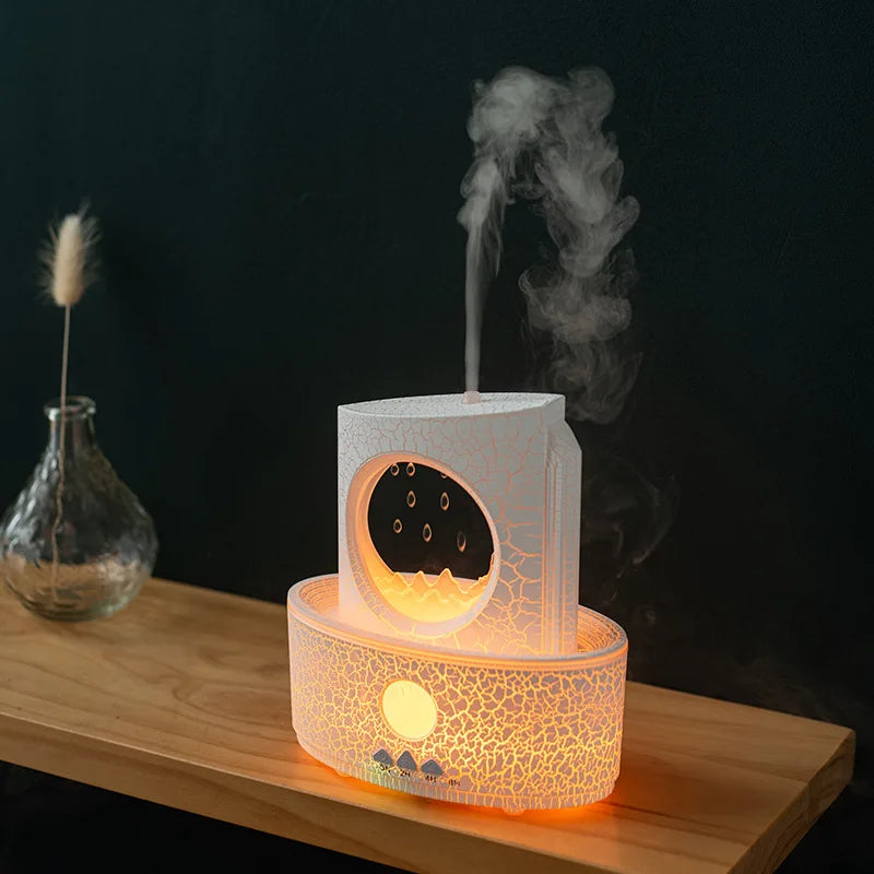 Difusor y humidificador de aceites esenciales Nubes de lluvia