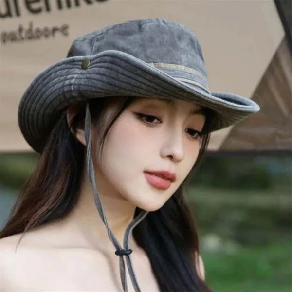 Wide Brim Outdoor Hat - TRENDVYO