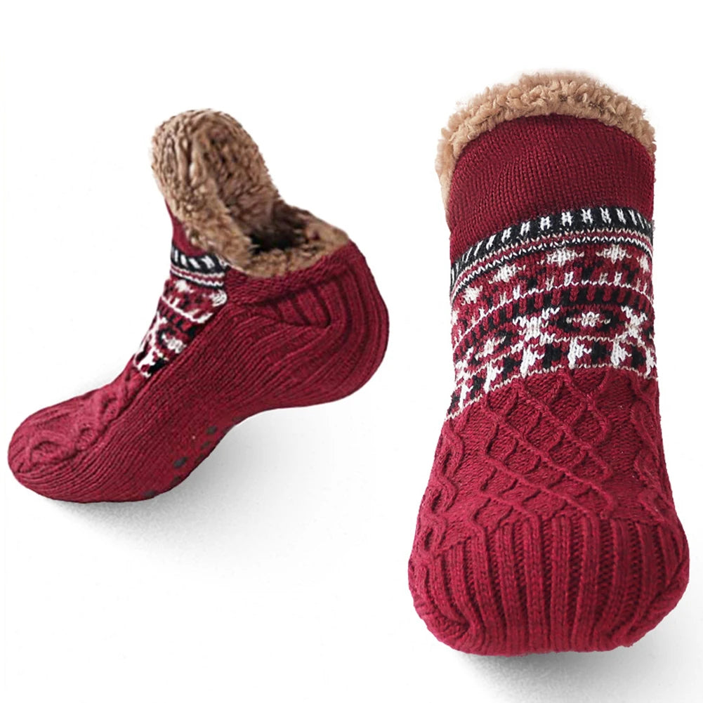 Calcetines de punto con forro polar
