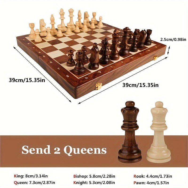 Wooden Chess Set - TRENDVYO