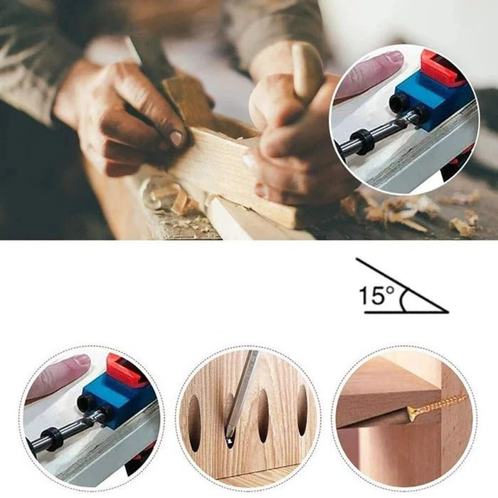 Woodworking Angle Drill Guide Tool - TRENDVYO