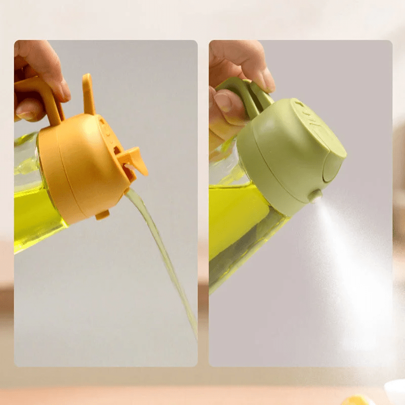 2-in-1 Glass Oil Sprayer and Dispenser - TRENDVYO