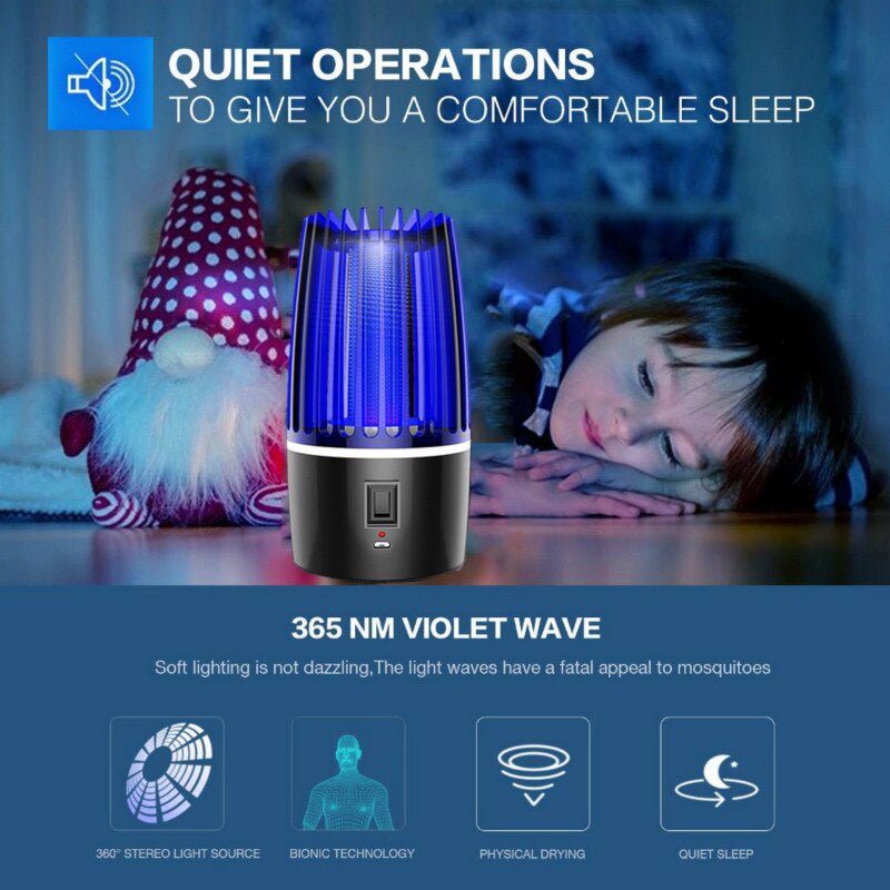 2-in-1 rechargeable mosquito killer - TRENDVYO