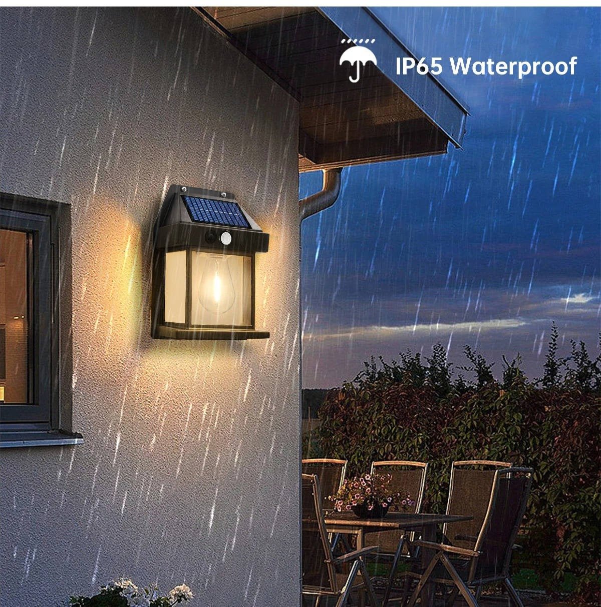 2 Set Solar Wall Lamp Outdoor - TRENDVYO