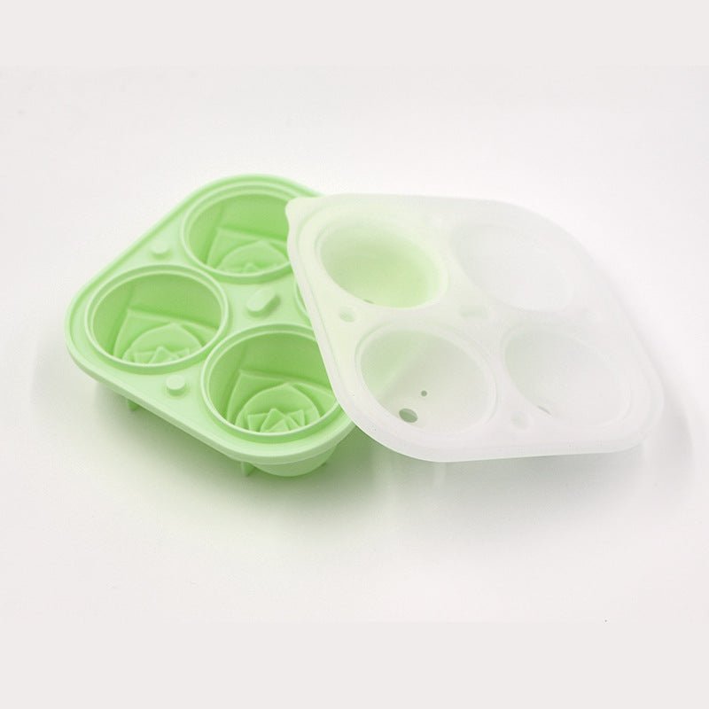 2-Stage Push In Ice Cube Tray - TRENDVYO