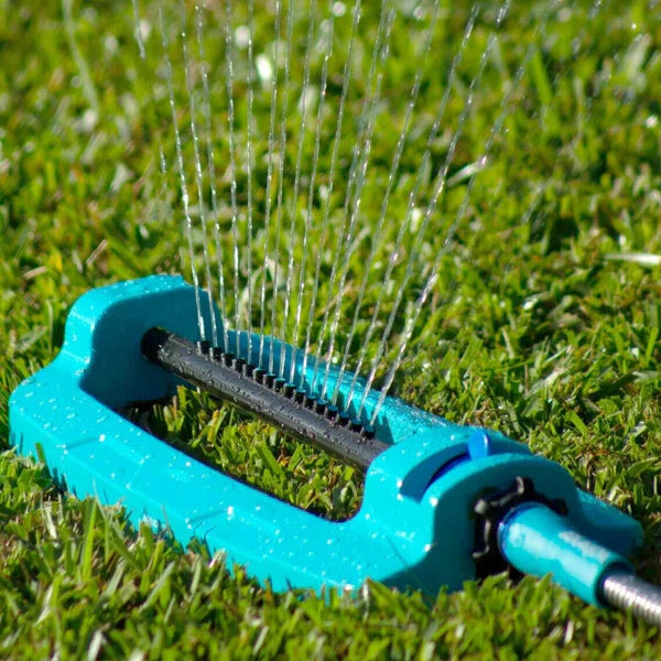 Sistema de riego de jardín elevado oscilante de amplio rango