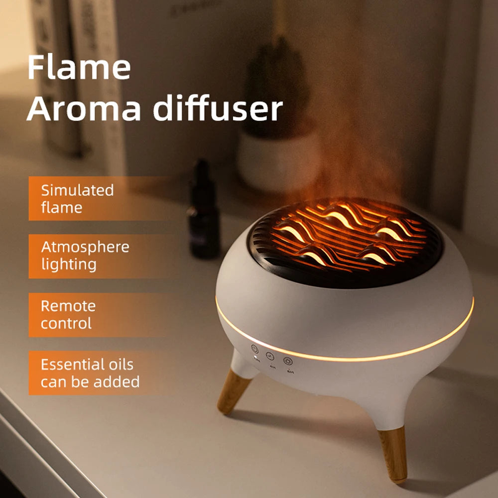 Difusor de aroma de llama de medusa dinámico