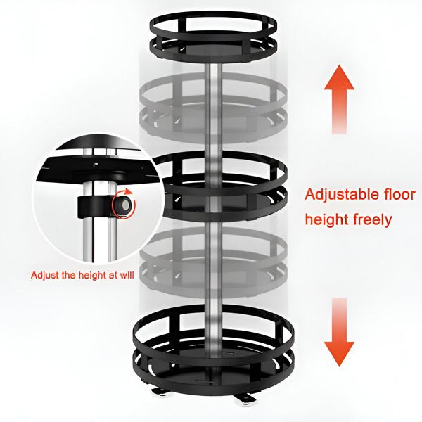 3-Tier Swivel Metal Organizer - TRENDVYO