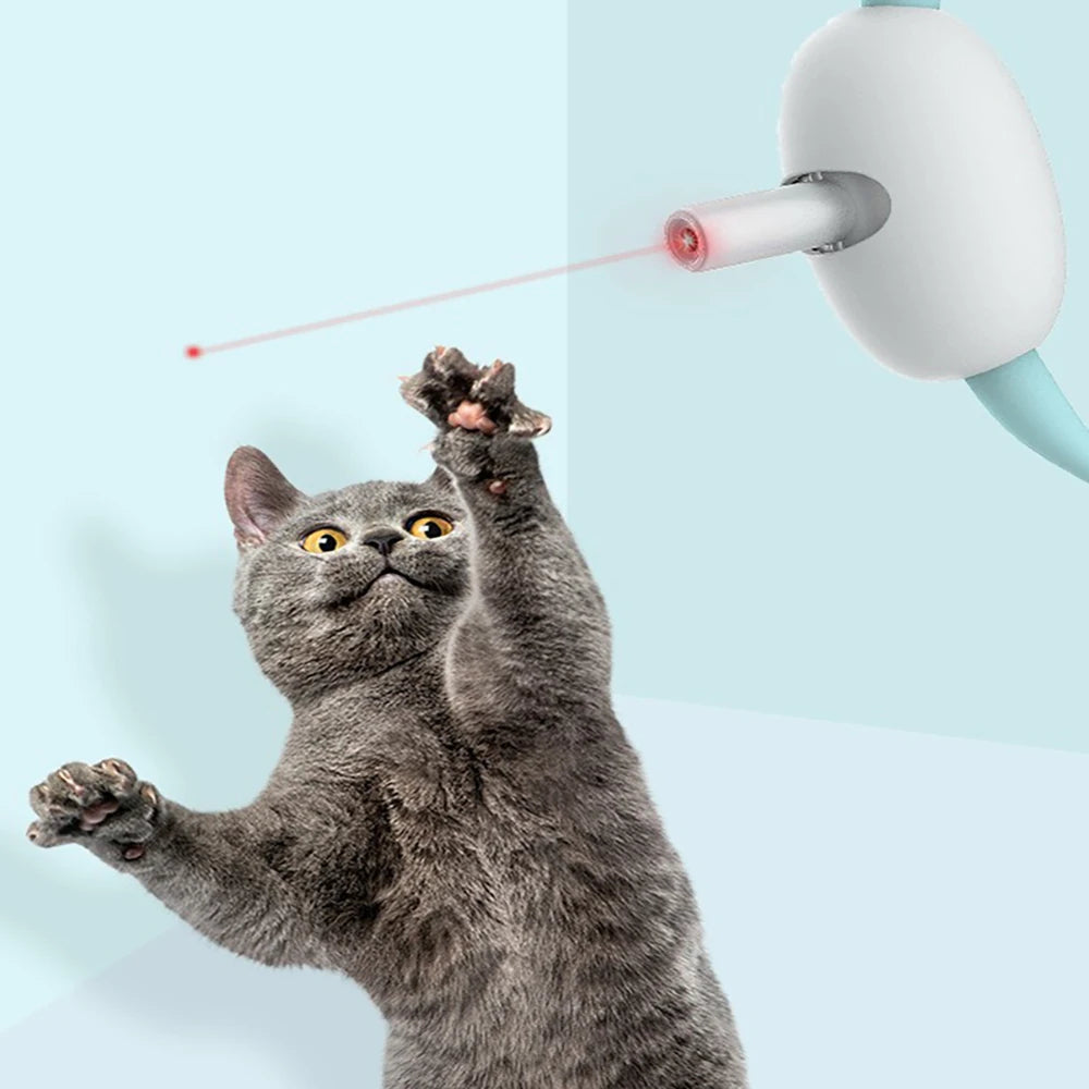 Collar interactivo láser para gatos con carga USB