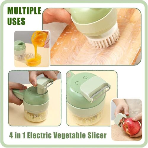 4 In 1 Electric Food Cutter - TRENDVYO